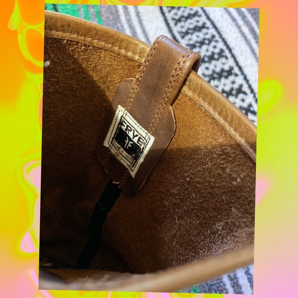 FRYE ☀️ Cognac Harness 12R Boots - Picture 8 of 16